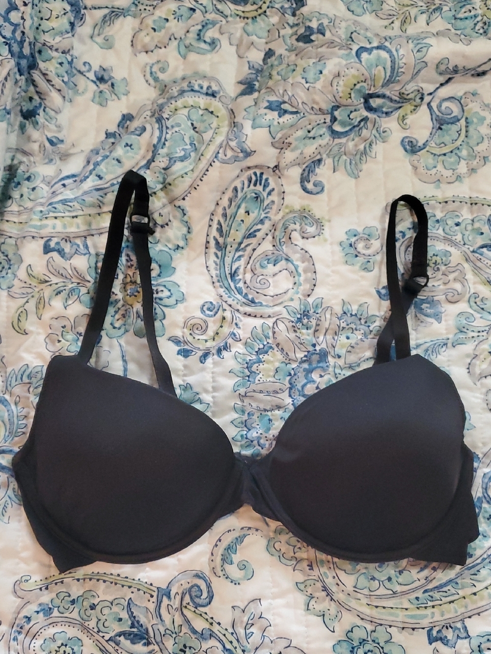 Joe Fresh Black Smooth T-Shirt Bra - Lightly Padded